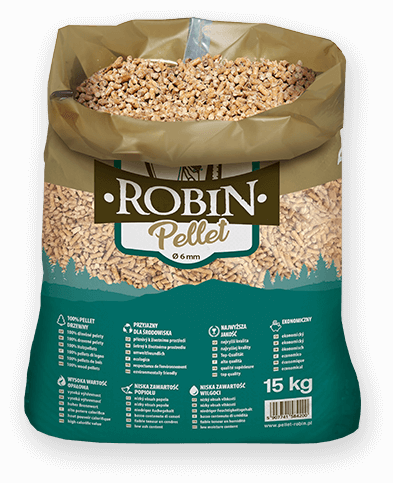 worek pelletu opałowego Robin do kupienia w Bieczu lub sklepie internetowym